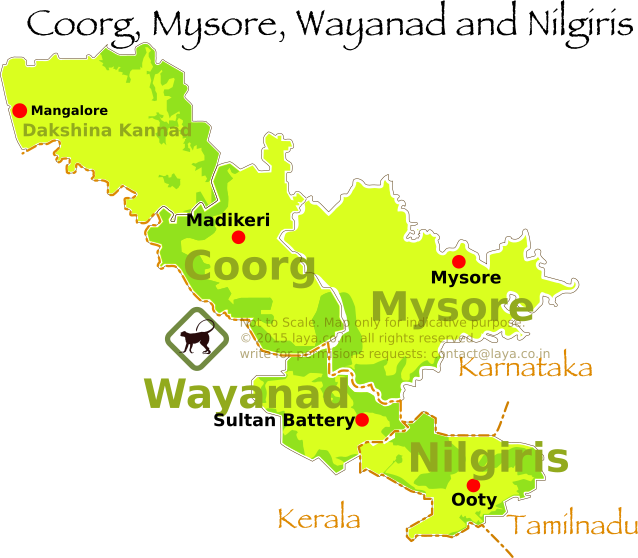 Tourism hotspots around Wayanad region